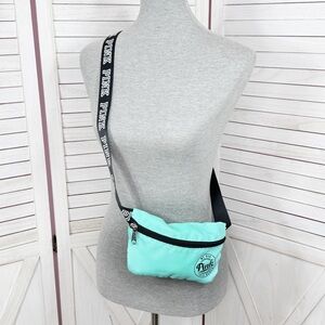 Victorias Secret Pink Nylon We Run This‎ Beach Fanny Pack Teal Green Black